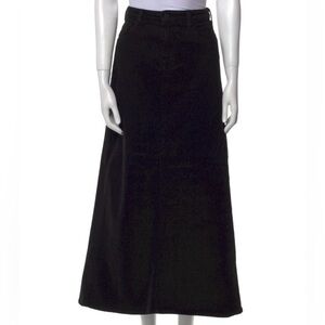 L’Agence Black Maxi/Midi Length Skirt